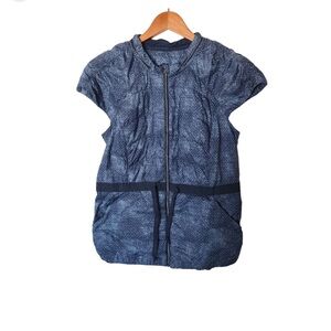 Lululemon Spring Fling Down Filled Puffy Vest Blue Size 8